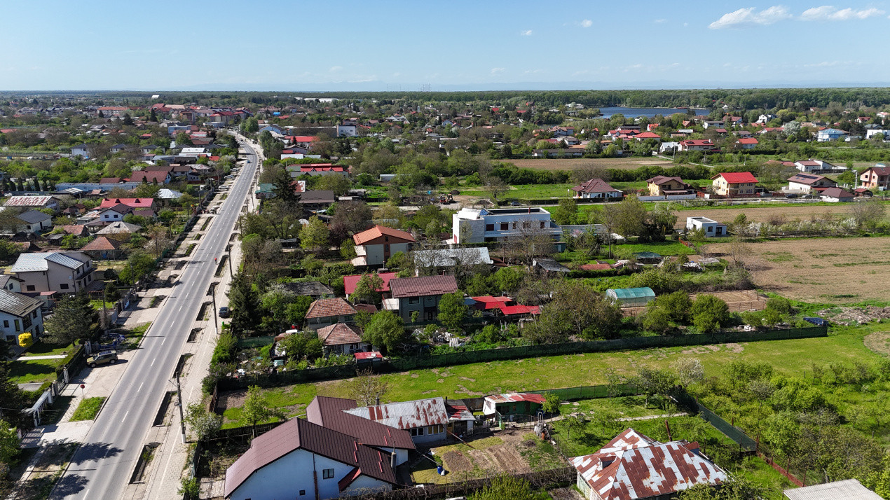 0% | Teren intravilan, 3300 mp, front 15 m | Snagov -Ghermanesti
