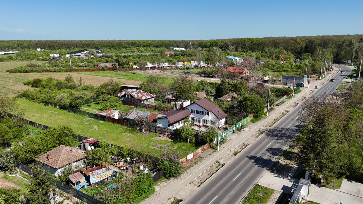 0% | Teren intravilan, 3300 mp, front 15 m | Snagov -Ghermanesti