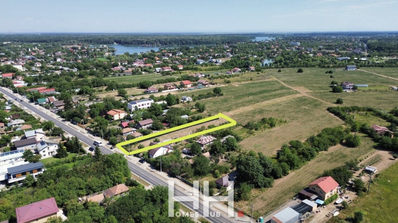 0% | Teren intravilan, 3300 mp, front 15 m | Snagov -Ghermanesti