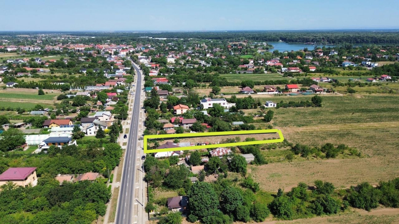 0% | Teren intravilan, 3300 mp, front 15 m | Snagov -Ghermanesti