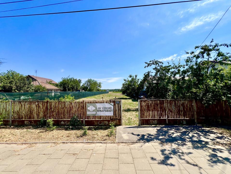 0% | Teren intravilan, 3300 mp, front 15 m | Snagov -Ghermanesti
