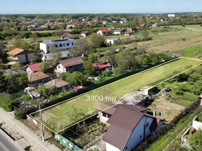 0% | Teren intravilan, 3300 mp, front 15 m | Snagov -Ghermanesti