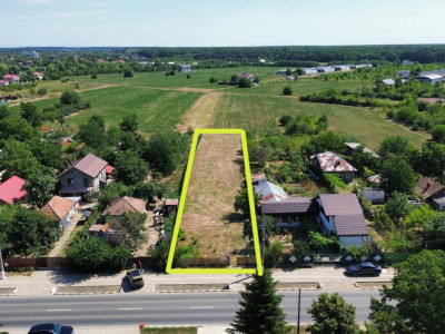 Teren intravilan, 3300 mp, front 15 m, utilitati | Snagov -Ghermanesti