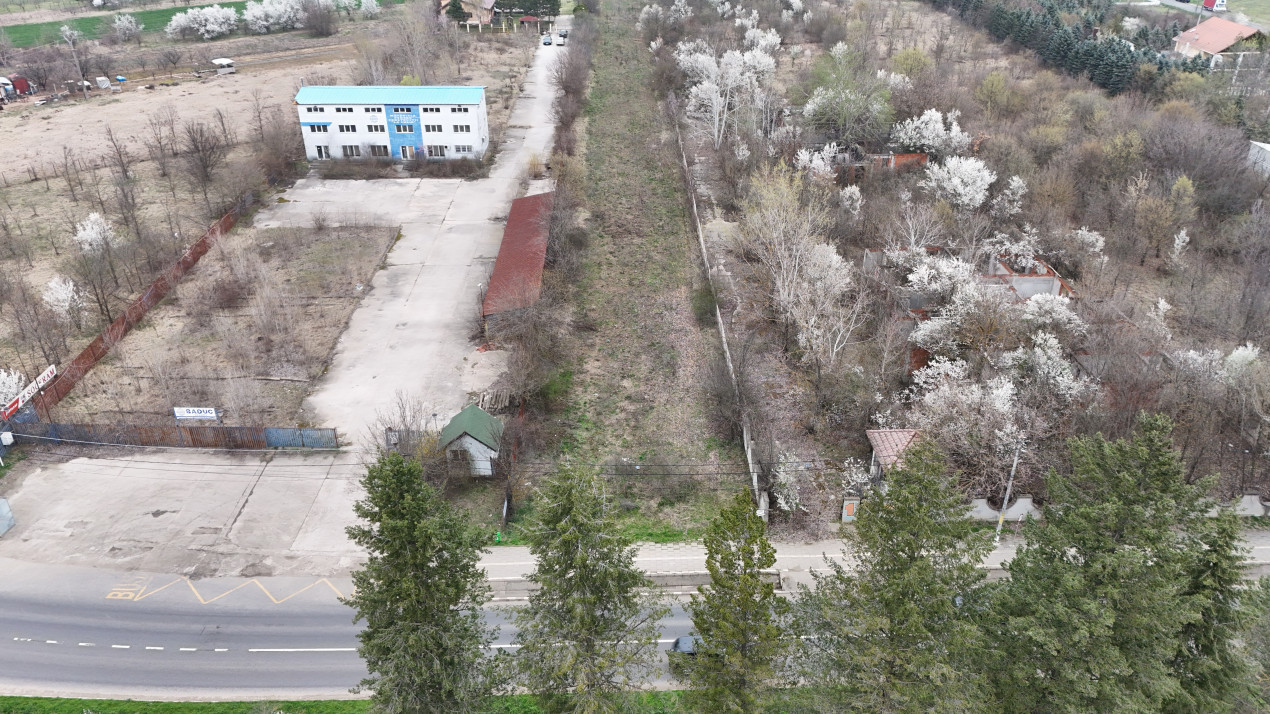 0% | Teren intravilan, 4400 mp, front 18 m, utilitati | Snagov -Ghermanesti