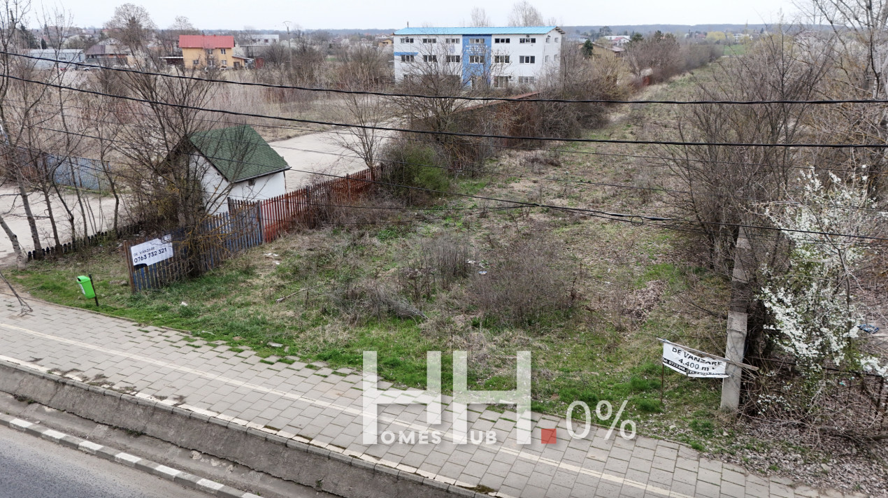 0% | Teren intravilan, 4400 mp, front 18 m, utilitati | Snagov -Ghermanesti