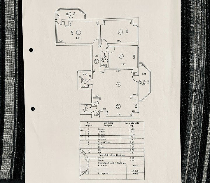 0% | Apartament 4 camere, 99 mp, centrala, 2 balcoane | sos. Iancului
