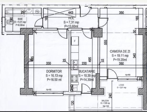 Apartament 2 camere decomandat, 69 mp, centrala & loc parcare|New Casa