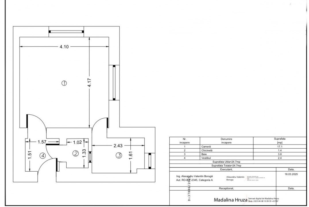 OPORTUNITATE-Vanzare garsoniera renovata pentru investitie- Dorobanti -Str Roma 