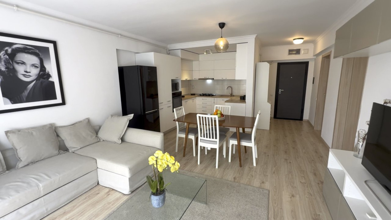 Mobilat si utilat.Compact.Luminos.Balcon.Loc parcare inclus.