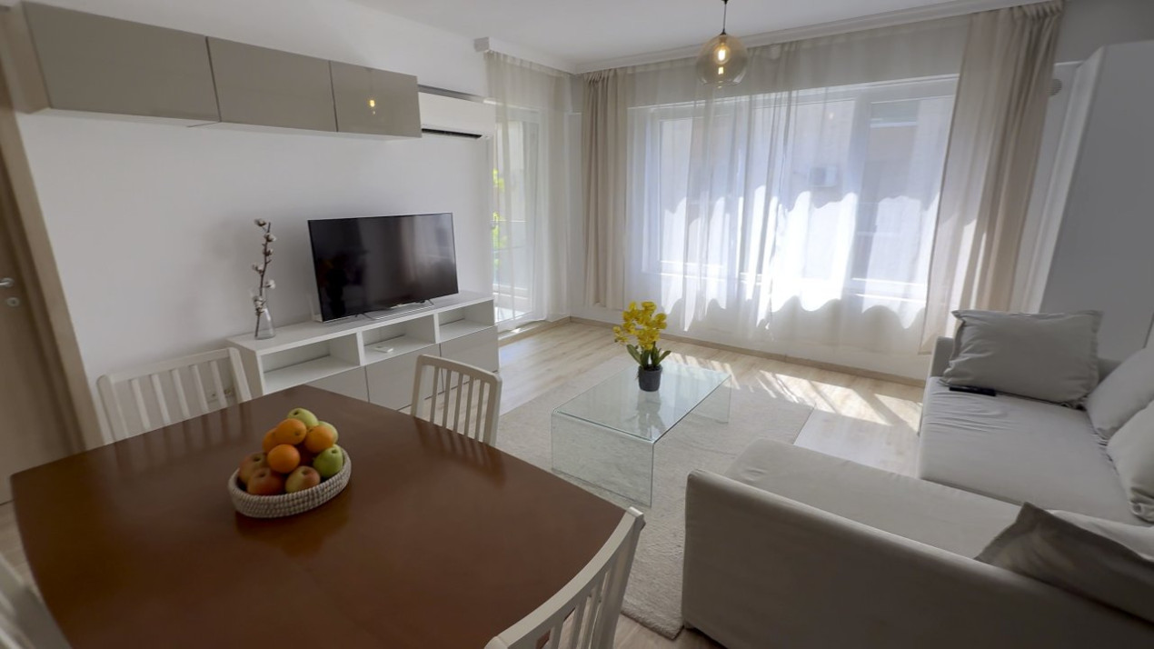 Mobilat si utilat.Compact.Luminos.Balcon.Loc parcare inclus.