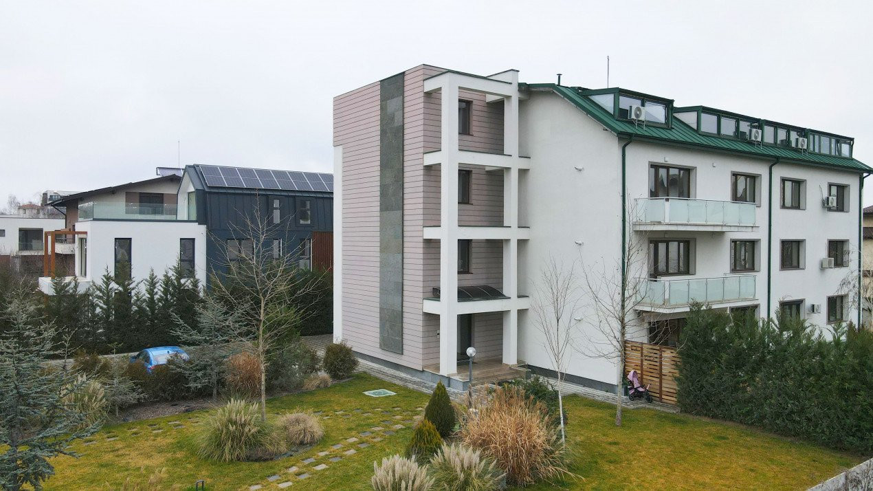 Apartament intim in bloc elegant cu gradina - Sisesti 59