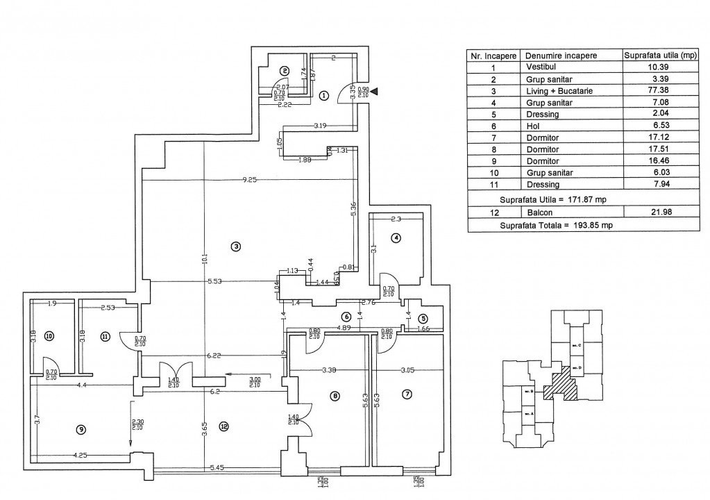 0% Comision Apartament PREMIUM | Priveliste de TOP I 194mp | Upground Residence 