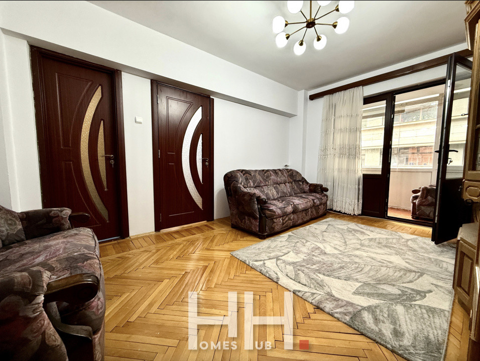 Apartament 2 camere in Amzei cu loc de PARCARE si CENTRALA de imobil!