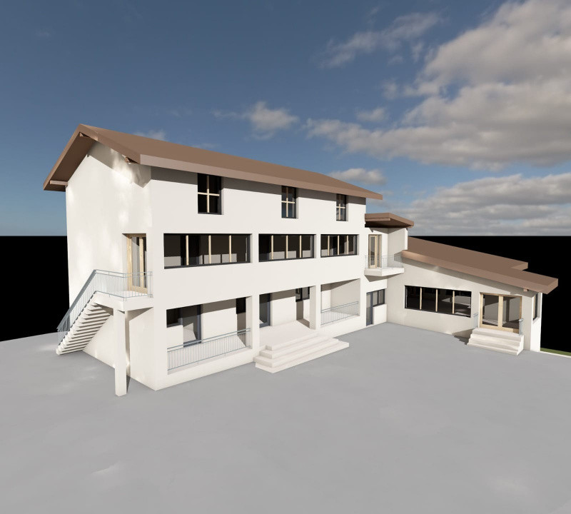 Pensiune cu 22 camere, piscină încălzită si Teren 1828 mp | Vulcan - Hunedoara