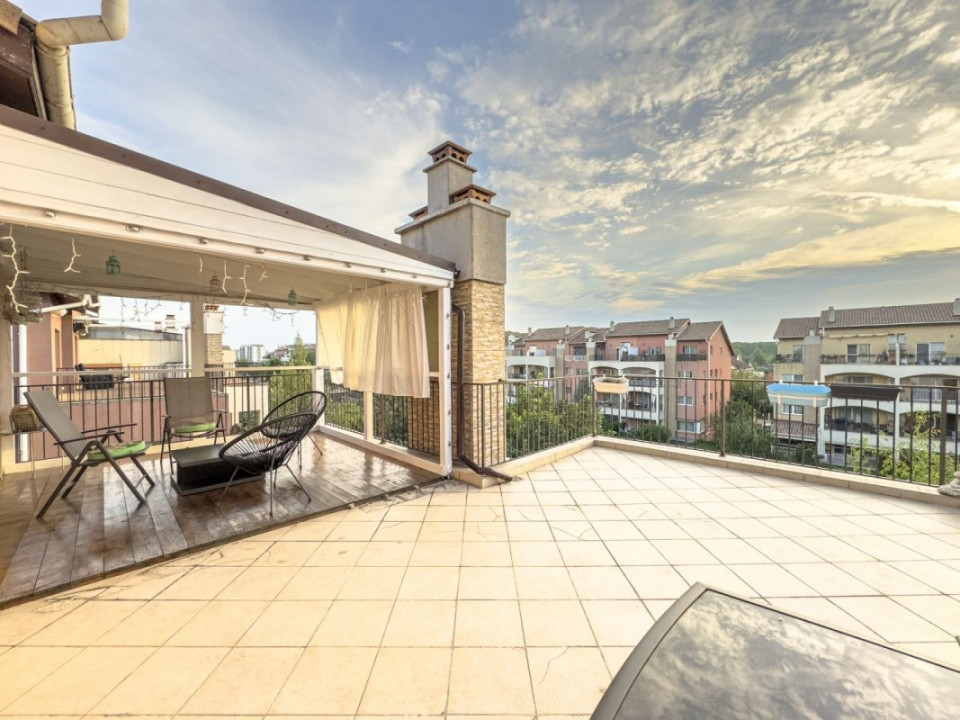 Apartament cu 3 camere si terasa de 42 mp in Pipera – perfect pentru vara!