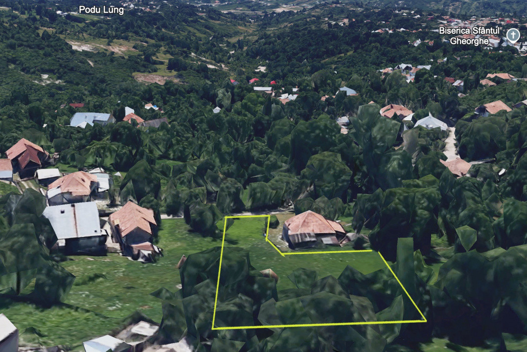 Teren intravilan, 2476 mp in cadru natural, regim P+1E+M | COMARNIC