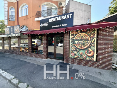 Restaurant cu vad pietonal | Servire stradală + zonă mese | Baicului