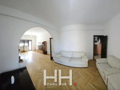 Apartament 4 camere / Birou, 106 mp, centrala, 2 bai, 2 balcoane | Calea Moșilor