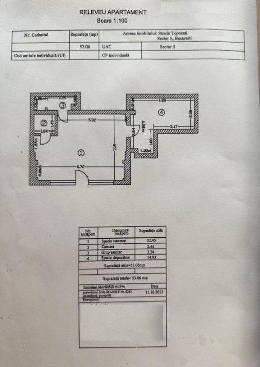 Spatiu Comercial , zona Giurgiului pe Strada Toporasi !