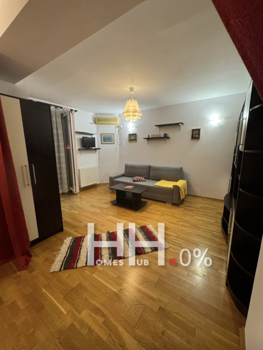 0% |Garsoniera spatioasa cu balcon, 42 mp, CENTRALA proprie | parcul Tineretului