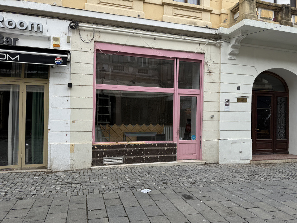 Spatiu comercial 34.5 mp & terasa | Centrul Vechi - Franceza