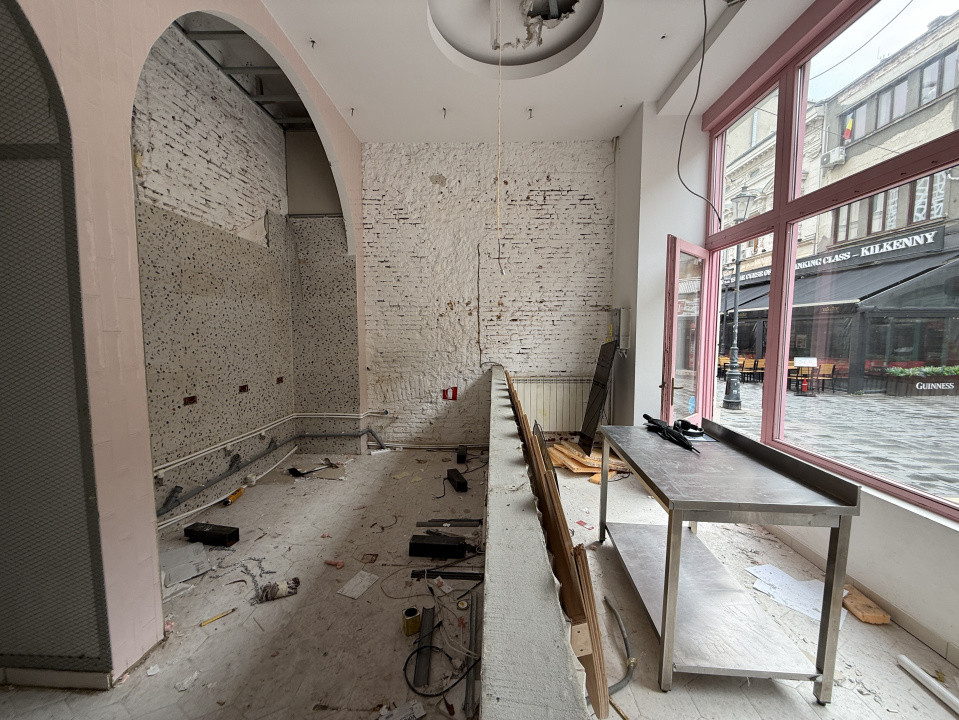 Spatiu comercial 34.5 mp & terasa | Centrul Vechi - Franceza