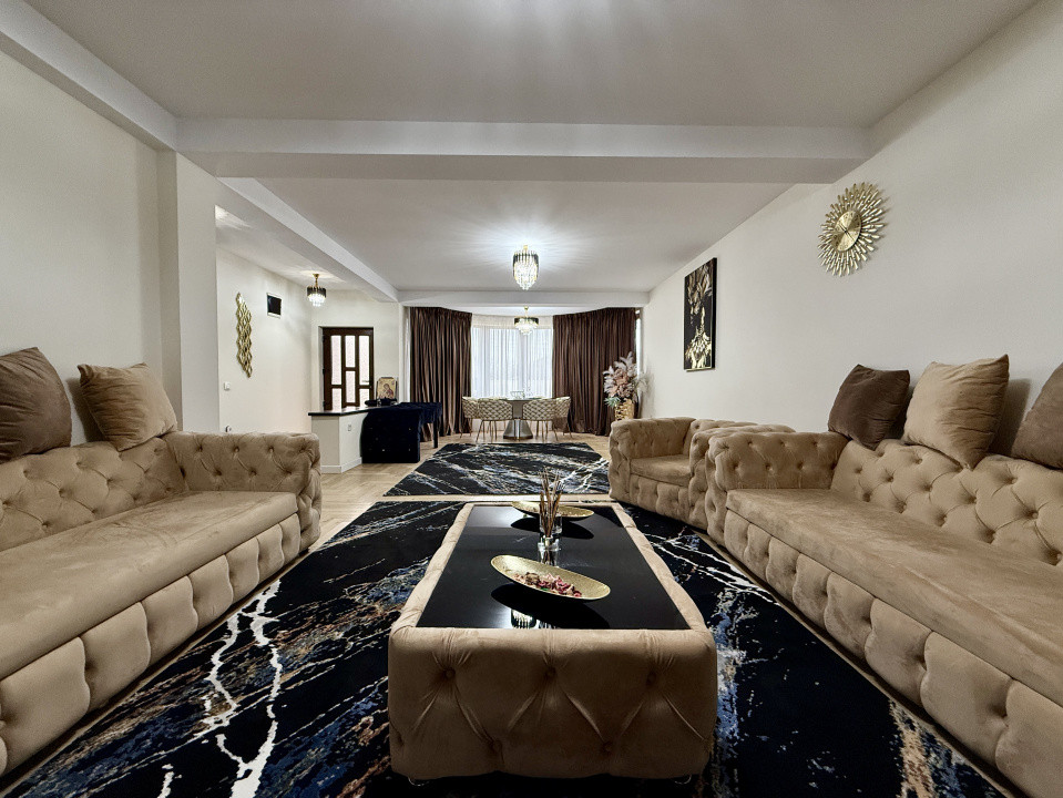 Casă modernă cu curte, 140 mpu, prima închiriere, în Tunari