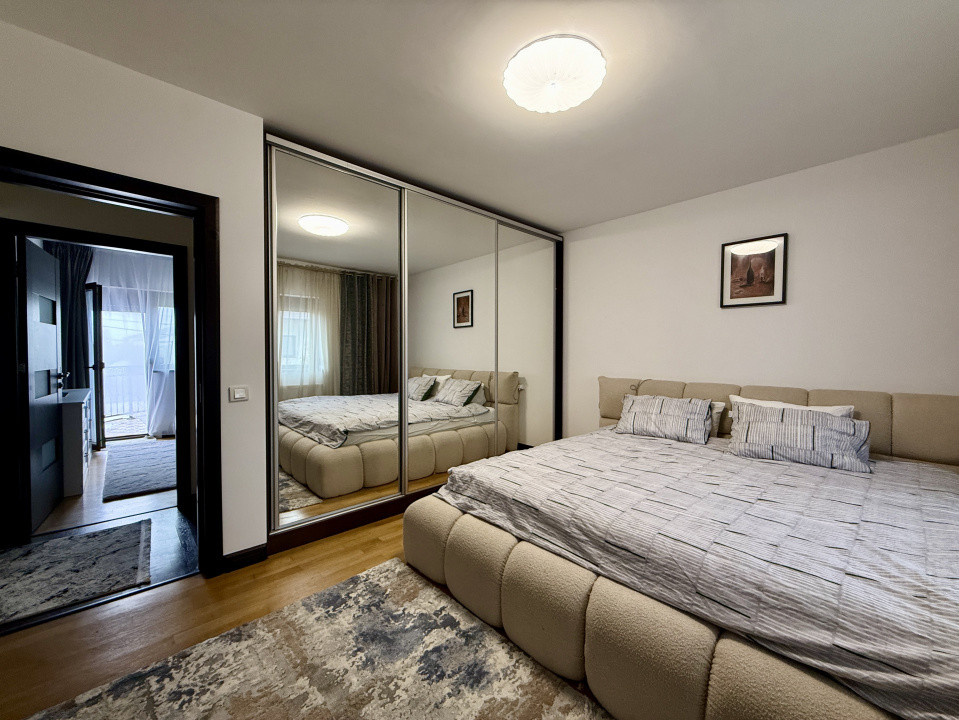 Casă modernă cu curte, 140 mpu, prima închiriere, în Tunari