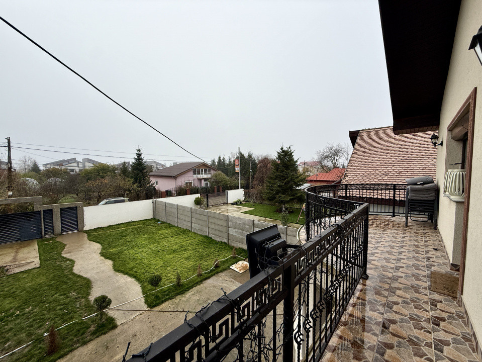 Casă modernă cu curte, 140 mpu, prima închiriere, în Tunari