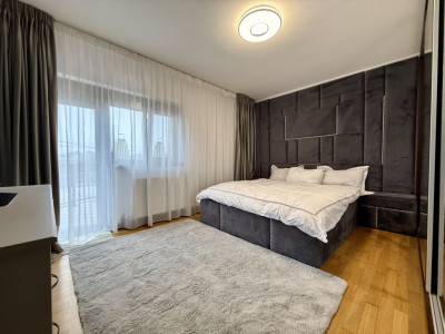 Casă modernă cu curte, 140 mpu, prima închiriere, în Tunari