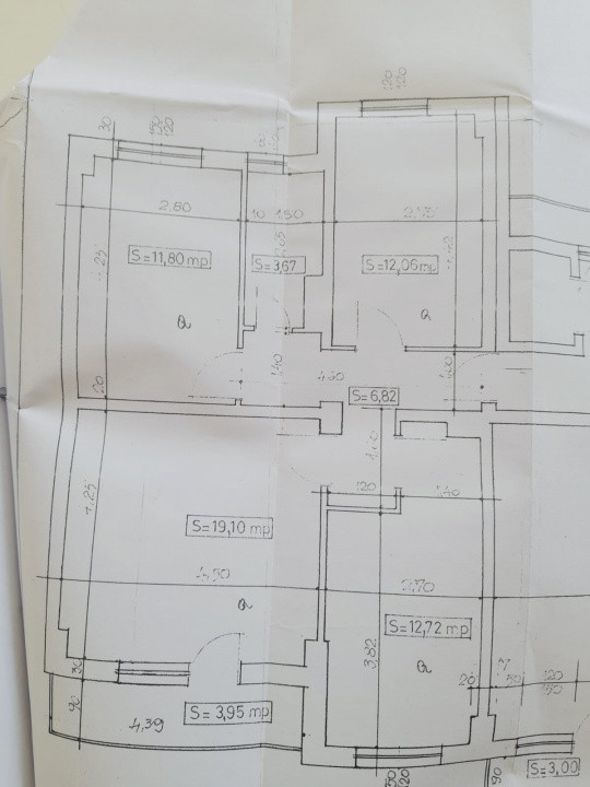 0% | Spațiu birouri 70 mpu, 3 camere decomandate, Bd. Gheorghe Șincai