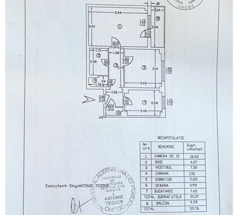 2 Camere | Decomandate | 56mp - Bloc 1983 | Iancului - Pantelimon