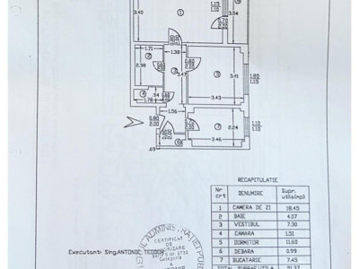 2 Camere | Decomandate | 56mp - Bloc 1983 | Iancului - Pantelimon