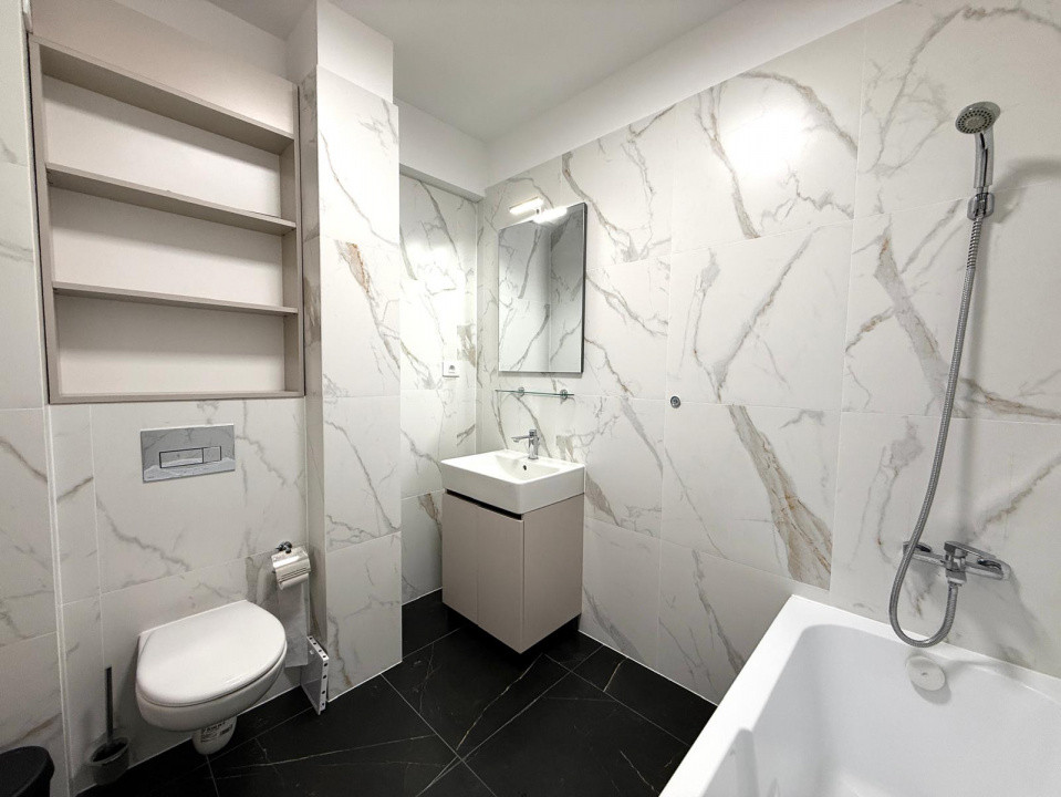 Studio dublu NOU cu PARCARE, 41 mp | Încălzire pardoseala | Șișești