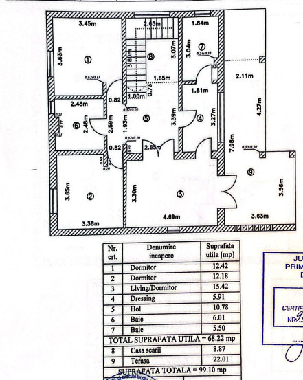 Vilă Deosebita P+1+M pe Colț – 325mp Utili, Curte Amenajată 590mp | Fundeni