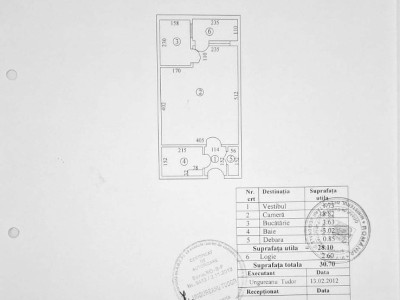 Garsoniera - 31mp | Vatra Luminoasa | 10 minute de metrou