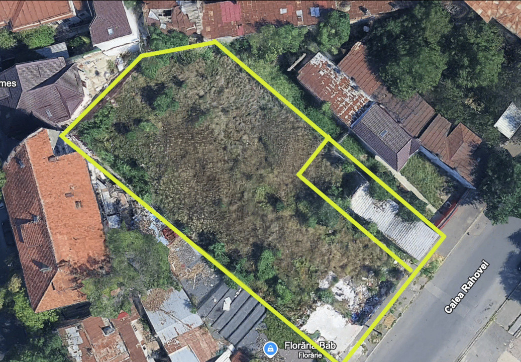 Teren 1387 mp cu front 27 ml, liber de construcții, zona Uranus - Piața de Flori