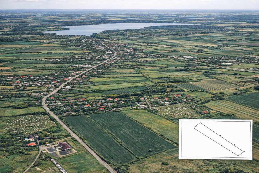 Teren pentru dezvoltare de 21800 mp cu front 58 m | Snagov - Gruiu | 0%