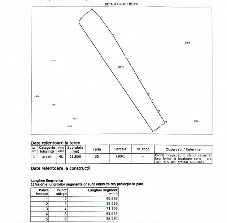 Teren pentru dezvoltare de 21800 mp cu front 58 m | Snagov - Gruiu | 0%