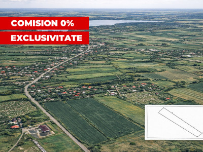 Teren pentru dezvoltare de 21800 mp cu front 58 m | Snagov - Gruiu | 0%