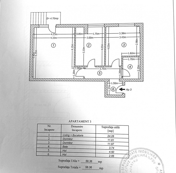 3 Camere cu Gradina de 48mp | 2 intrari | Parcare | BOXA | zona Safirului