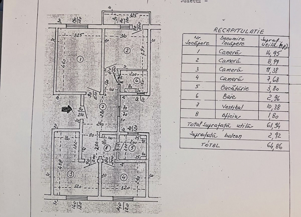 0% | Apartament 4 camere decomandat, 65 mp, zona Lacul Tei