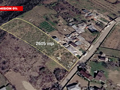 Teren intravilan 2605 mp cu livadă & casă demolabilă | Cândești