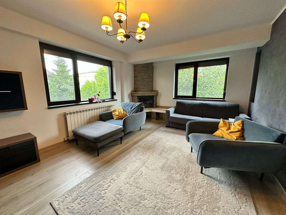 3 camere la cheie | 92 mp | Șemineu | Curte – Zona Fundeni - Dobroesti