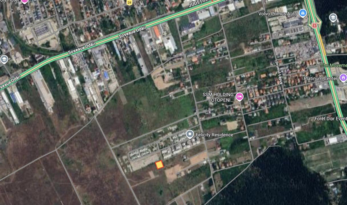 Teren intravilan cu drum de acces și utilități în apropiere | Băneasa