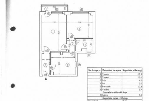 0% | Apartament 2 camere 53 mp, centrala proprie, la metrou Lujerului