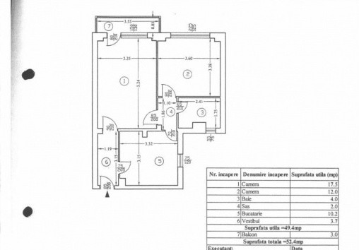 0% | Apartament 2 camere 53 mp, centrala proprie, la metrou Lujerului