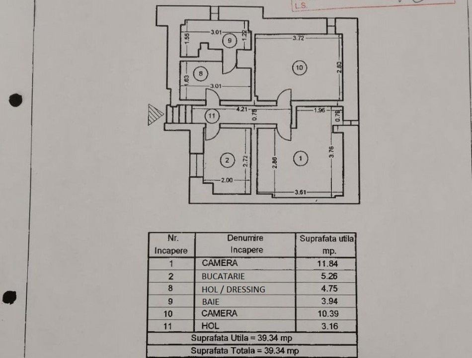 0% | Apartament 2 camere, decomandat, 40 mp | Cladire Consolidat