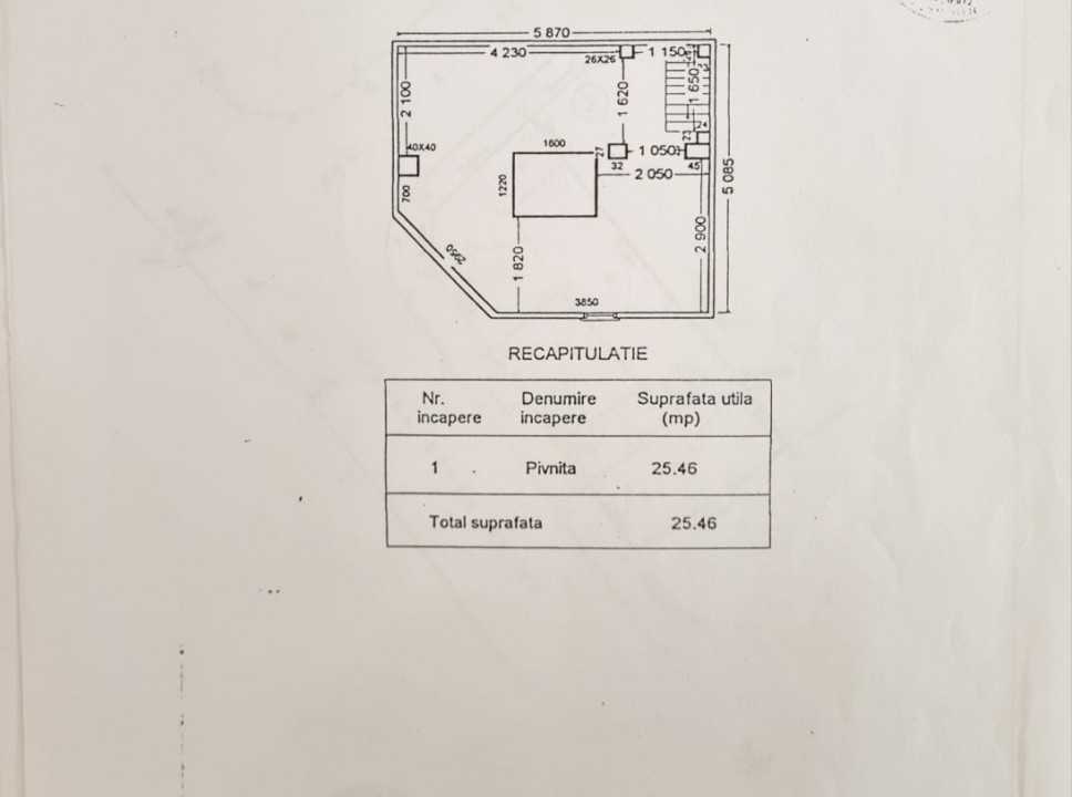 Spatiu birouri/fast-food, 2 intrari, 70 mp subsol+parter | Delea Veche