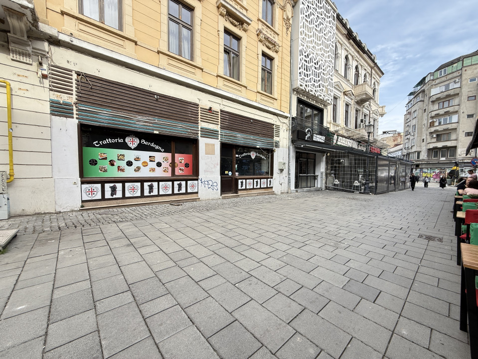 Spatiu comercial 126 mpu + 74 mp subsol | Centrul Vechi - Str. Franceza